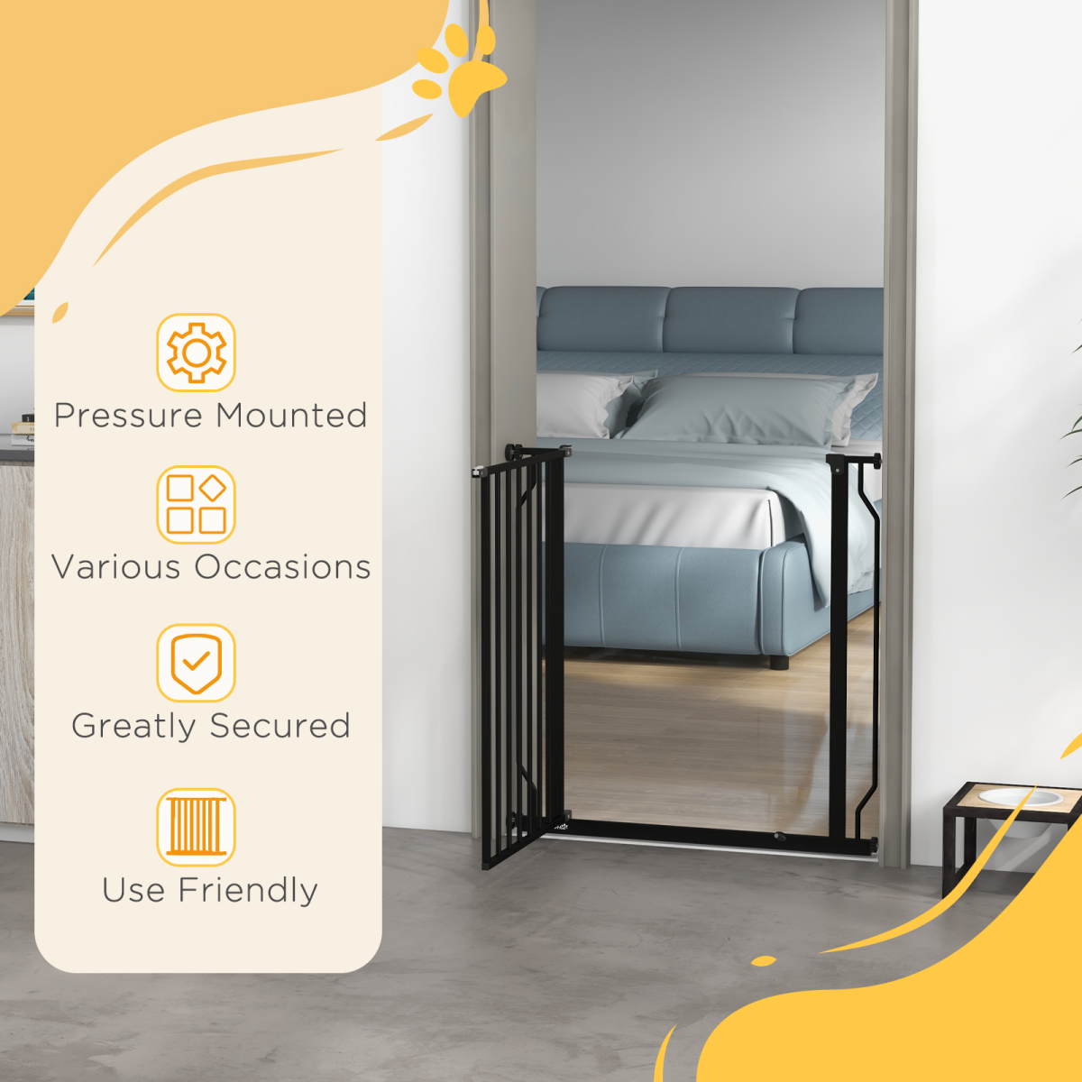 SecureStep Pet & Safety Gate 75-85cm Width