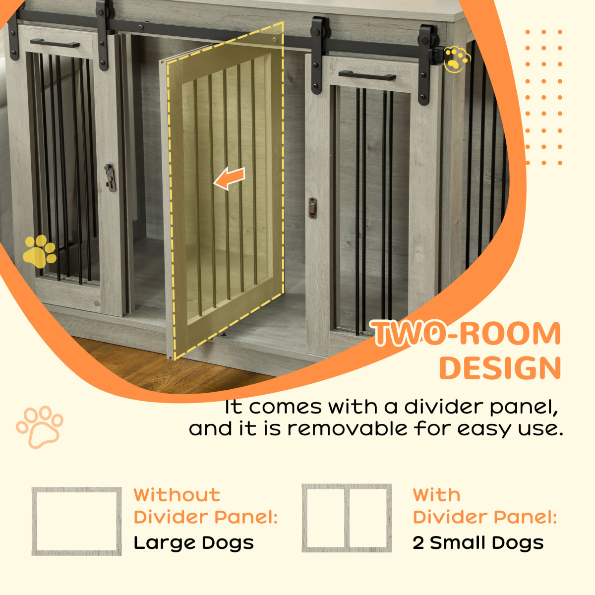 Dog Crate Furniture for Large or Small Dogs