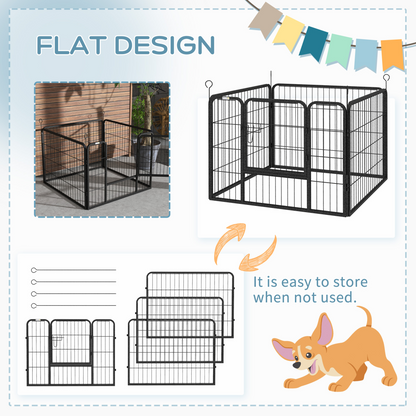 4-Panel Modular Pet Playpen
