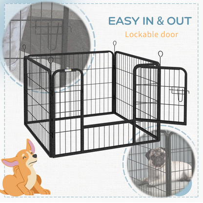 4-Panel Modular Pet Playpen